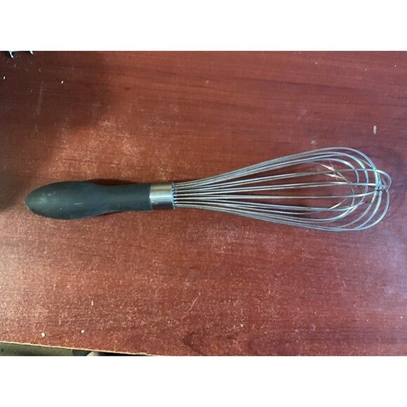 Professional Stainless Steel whisk with black silicone handle - Picture 1 of 1